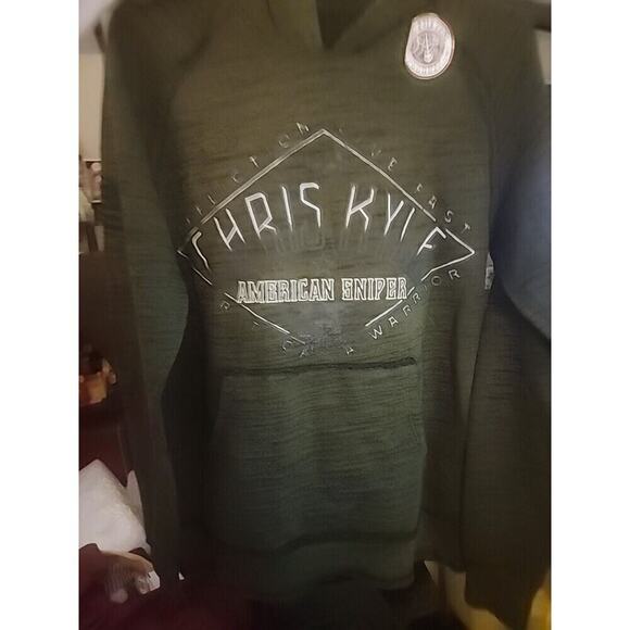 Affliction Reversible Hoodie Chris Kyle Triton Green/Black Small NWT CR6 Nice - Picture 8 of 10